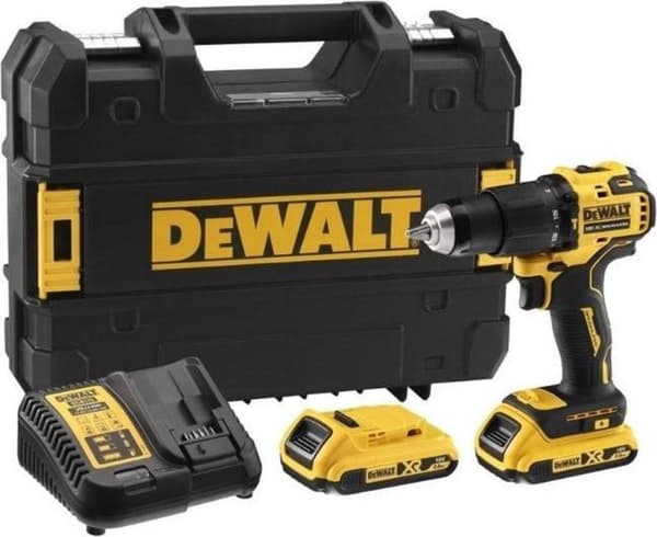 DeWalt-DCD709D2T-QW batteridrevet hammerboremaskine-18V - 2 x 2 Ah li-ion