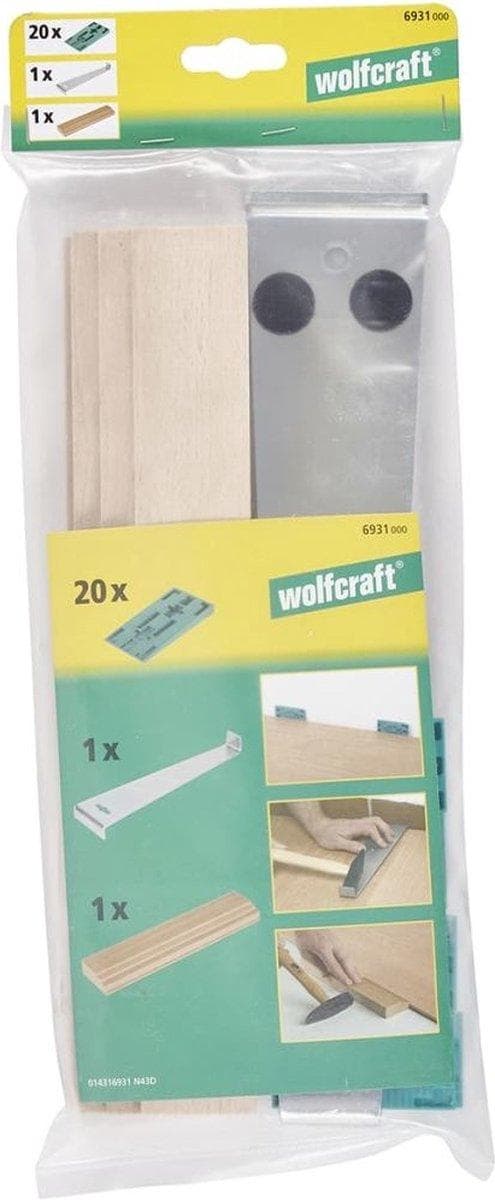 Wolfcraft Benset - 20 stycken