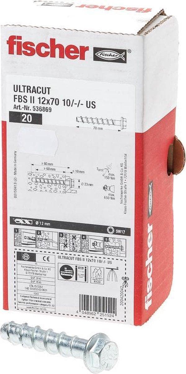 Fischer ULTRACUT FBS II 12x70 10 US 20 st