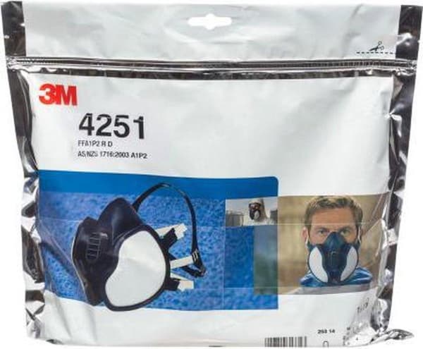 3M engangs halvmaske 4255 FFA2P3R D, 300 gram