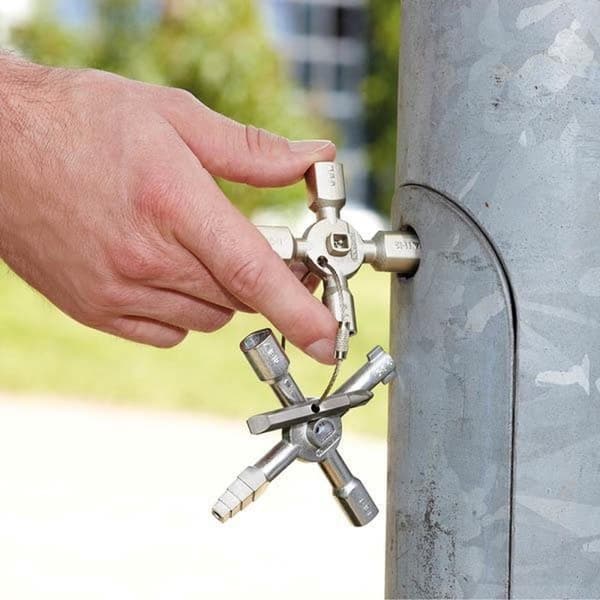 Knipex 95 02 21 Plastsaks Velegnet til (afisoleringsteknologi) Kabelkanal 4 mm