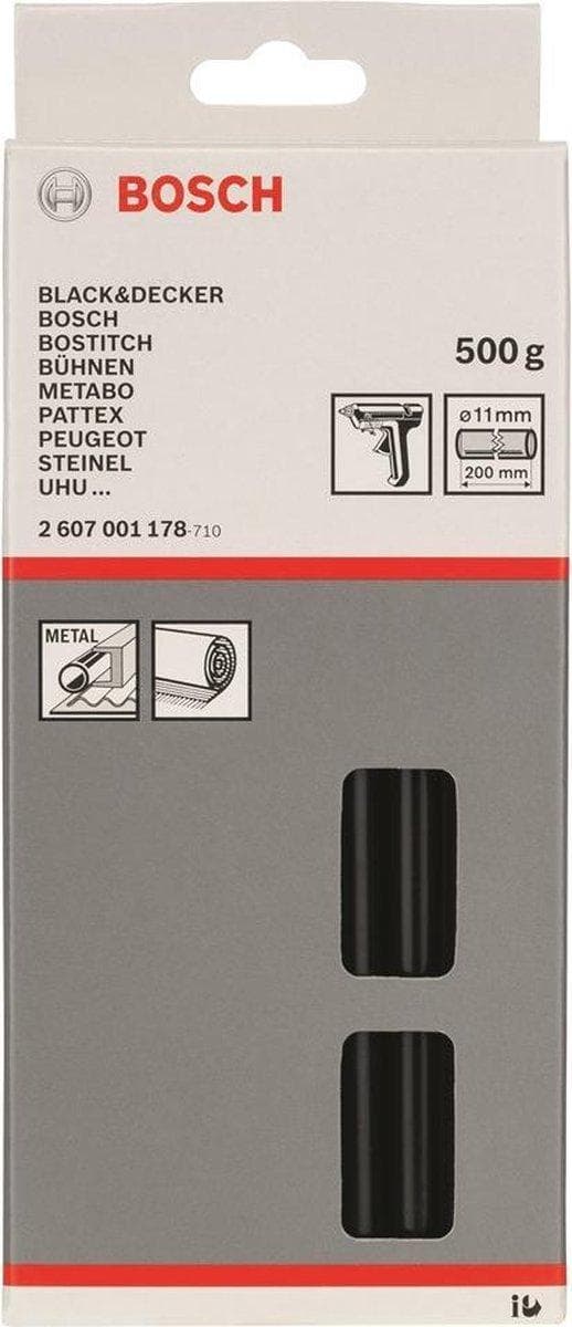 Bosch limstift svart - Diameter 11 mm - Längd 200 mm - 25 stycken