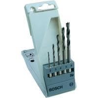 Bosch - boresæt - til træ - 5 stk - 5 mm, 6 mm, 4 mm, 3 mm, 2 mm - unbrakon - længde: 62 mm, 99 mm, 88 mm, 106 mm, 74 mm (2608595525)