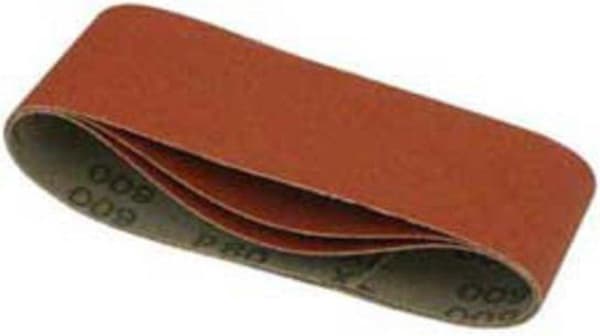 Wolfcraft slibebånd - K 40 - 80 - 120 - 76 x 457 mm - 9 stk.