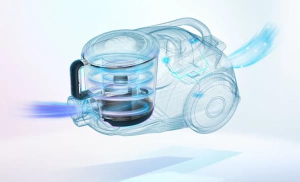 Bosch Series 6 BGC41XSIL pölynimuri sylinteri tyhjiökuiva 700 W pussiton (BGC41XSIL)