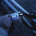 Miniatyrbillede 2 af 2: Hama cykelkædelås med oplyst nøgle, 120 cm, sort (00178116)