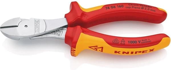 Knipex 7406160 Power Diagonal Cutter - 160mm