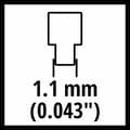 Miniatyrbillede 3 af 4: EINHELL 4500193 - Udskiftningskæde egnet til batteridrevet motorsav FORTEXXA 18/20 TH (4500193)