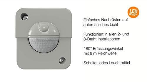 Steinel pinta-asennettava liiketunnistin IP54 180Gr IR 180 AP easy (066048)