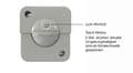 Pikkukuva 4 / 6: Steinel pinta-asennettava liiketunnistin IP54 180Gr IR 180 AP easy (066048)