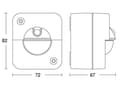 Pikkukuva 6 / 6: Steinel pinta-asennettava liiketunnistin IP54 180Gr IR 180 AP easy (066048)