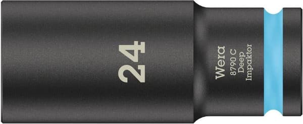 Wera 8790 C Impaktor Deep 05004839001 Sekskantsnøgleindsats 14 mm 1/2 (12,5 mm)