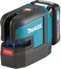 Miniatyrbillede 2 af 3: Makita SK106DZ 10,8V Li-Ion batteri Cross line laser krop i taske - 2 linjer - 25m - rød