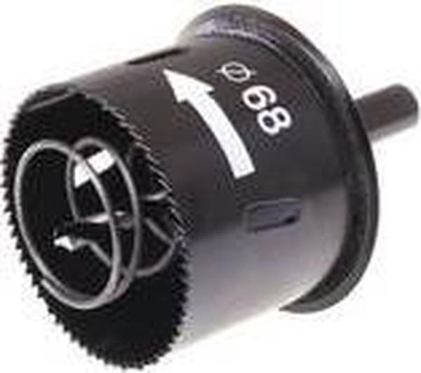 wolfcraft Hulsav 68 mm sort 2158000