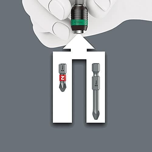 Wera Bit-Check 12 BiTorsion 1 SB 05136385001 bitssats 1/4 (6,3 mm) inkl bitshållare