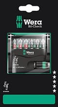 Miniatyrbild 1 av 6: Wera Bit-Check 12 BiTorsion 1 SB 05136385001 bitssats 1/4 (6,3 mm) inkl bitshållare