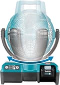 Miniatyrbild 5 av 10: Makita CF001GZ XGT sladdlös fläkt (CF001GZ)