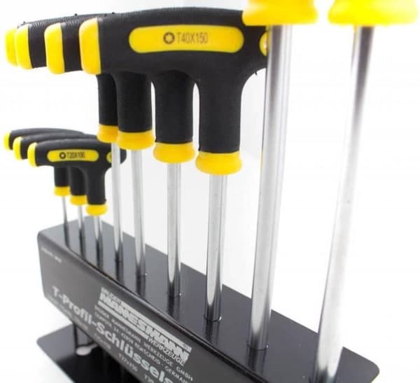 Brüder Mannesmann Torx T-greb (sæt 9 styk) i standard
