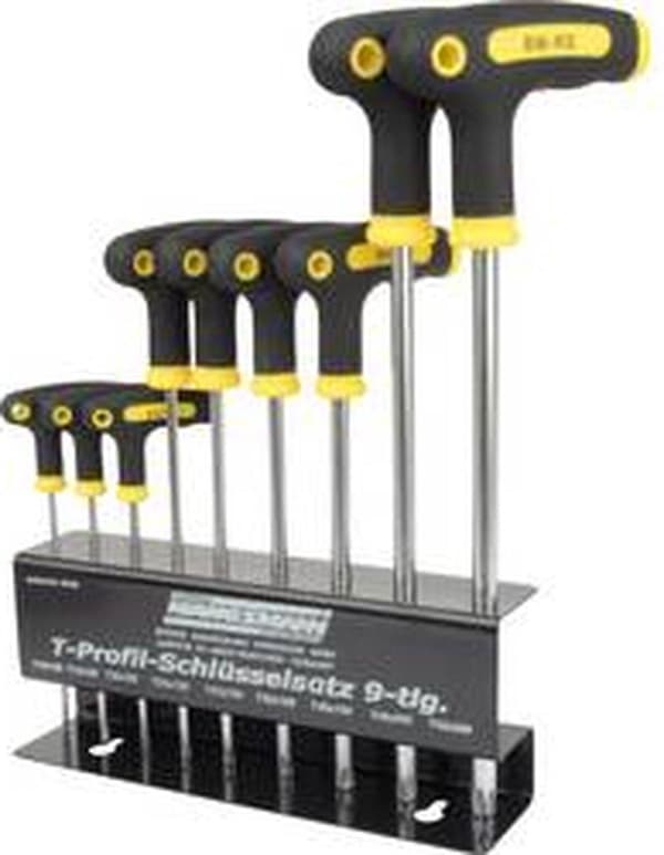 Brüder Mannesmann Torx T-greb (sæt 9 styk) i standard