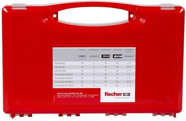 Fischer SX/UX Plug Asortment Box punainen
