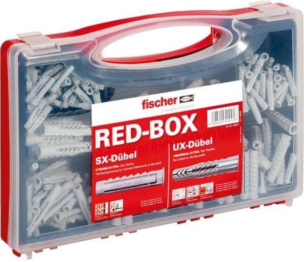 Fischer SX/UX Plug Asortment Box punainen