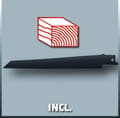 Miniatyrbild 8 av 8: Einhell sladdlös kolvsåg 18V - Power X Change - Utan batteri och laddare