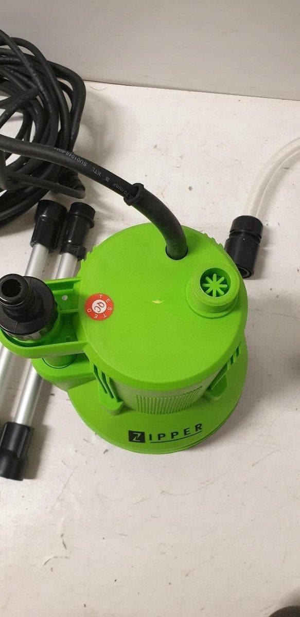 Dragkedja ZI-RTP350 - Regntunna Dränkbar pump - 350W - 230V - 2500 l/h