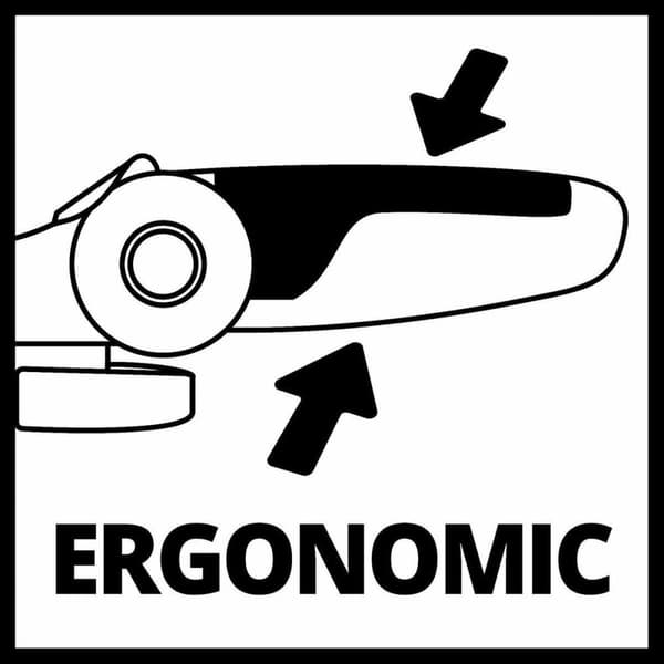 Einhell vinkelsliber TC-AG 115/750 (750W - skivebeskyttelse - metalgearhoved - genstartsbeskyttelse - ekstra håndtag 2 positioner - skæreskiver Ø115mm