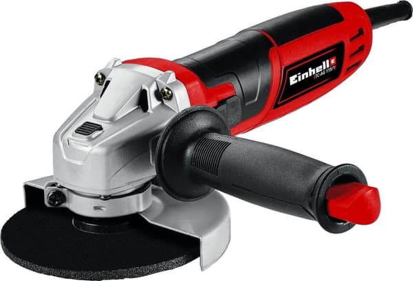 Einhell vinkelslip TC-AG 115/750 (750W - skivskydd - metallväxelhuvud - återstartsskydd - extra handtag 2 lägen - kapskivor Ø115mm - levereras utan ka