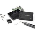 Miniatyrbillede 2 af 9: StarTech 20-bit elektrisk præcisionsskruetrækkersæt, bærbart minibatteridrevet bitdriversæt til reparation af elektronik, bærbar computer, computer, t