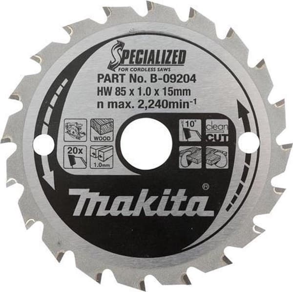 Makita B-47058 SPECIALISERET METAL håndholdt rundsavklinge-150x 20mm 60T SMTCG