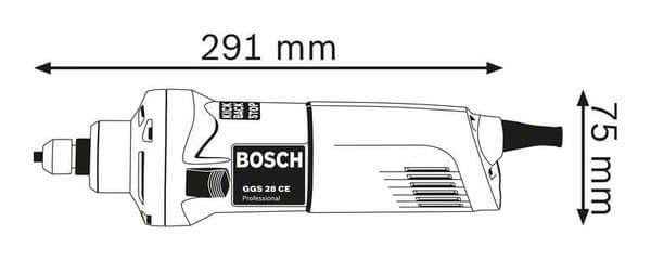 Bosch GGS 28 CE Professional - ligesliber - 650 W 8 mm