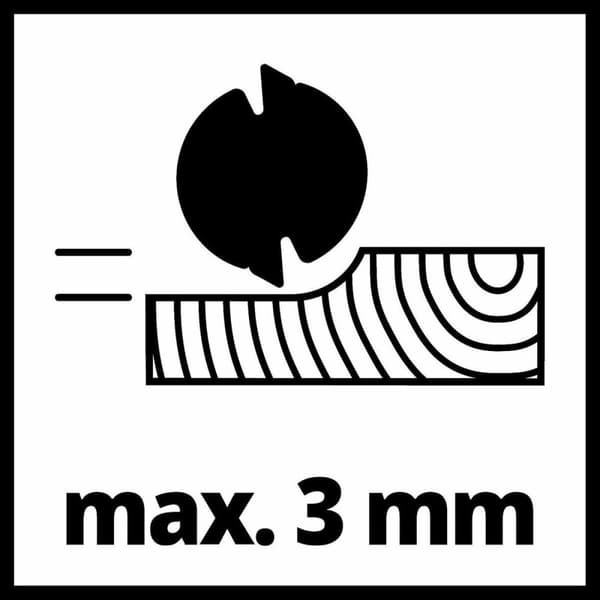 Einhell TE-PL 900 Høvler - 900 W - Vendbar klinge
