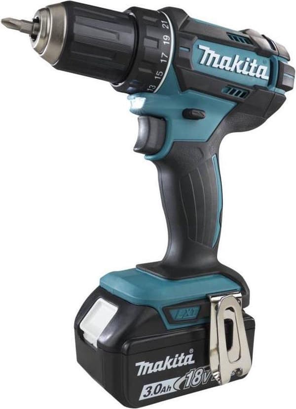 Makita DDF482RFJ 18V Li-Ion batteridrevet bore-/skruetrækker (2x3,0Ah batteri)