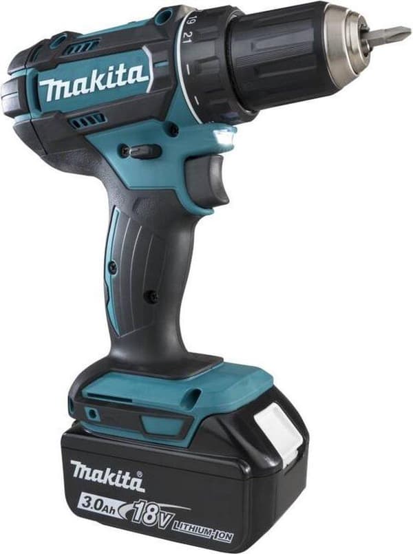 Makita DDF482RFJ 18V Li-Ion batteridrevet bore-/skruetrækker (2x3,0Ah batteri)
