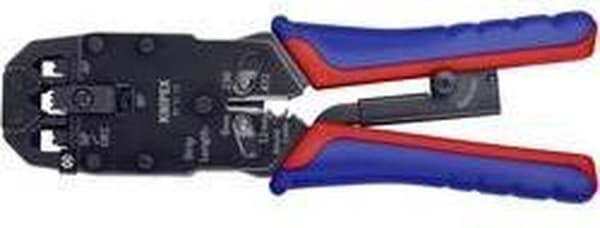 Knipex 97 51 12 97 51 12 D1 Crimp Tool Modular Plugs (vestlige) RJ10, RJ11, RJ12, RJ45