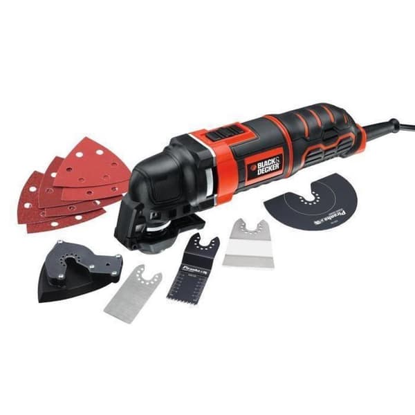 BLACK+DECKER MT300KA-QS Monitoimityökalu - värähtelevä - 300W - sis. kotelo ja 11 lisävarustetta