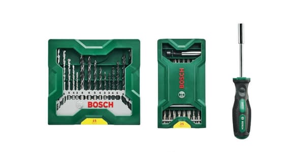 Bosch tilbehør Mini X-Lin 2607017655 bit sæt 41 styk inklusive bit holder skruetrækker