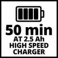 Miniatyrbild 8 av 11: Einhell PXC Starter Kit 18V 2,5Ah Power X-Change 4512097 Batteri och batteriladdare för verktyg 18 V 2,5 Ah Li-ion