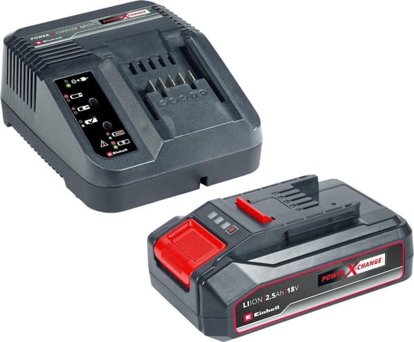 Einhell PXC Starter Kit 18V 2,5Ah Power X-Change 4512097 Batteri och batteriladdare för verktyg 18 V 2,5 Ah Li-ion
