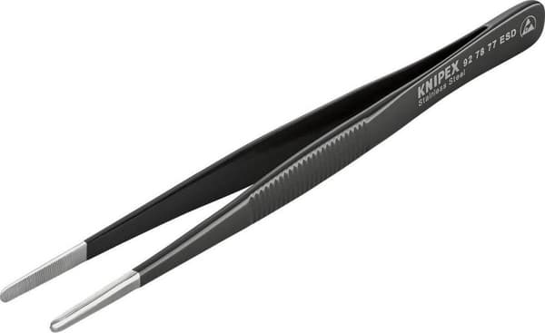 Knipex 92 78 77 ESD tarkkuuspinsetit tylppä 145 mm