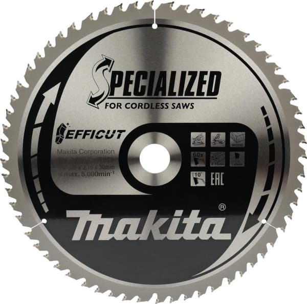 Makita B67256 Sav Efficut 305x30x215 60T 10g