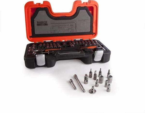 Bahco S460 hylsnyckelsats 46 delar 1/4