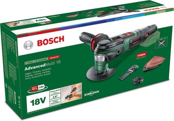 Bosch AdvancedMulti 18 akkumonitoimityökalu - ilman 18 V akkua ja laturia