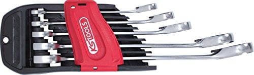 KS TOOLS DUO GEAR kombinationsnøglesæt, åben skraldefunktion, 5-delt, omskiftelig (503.5905)