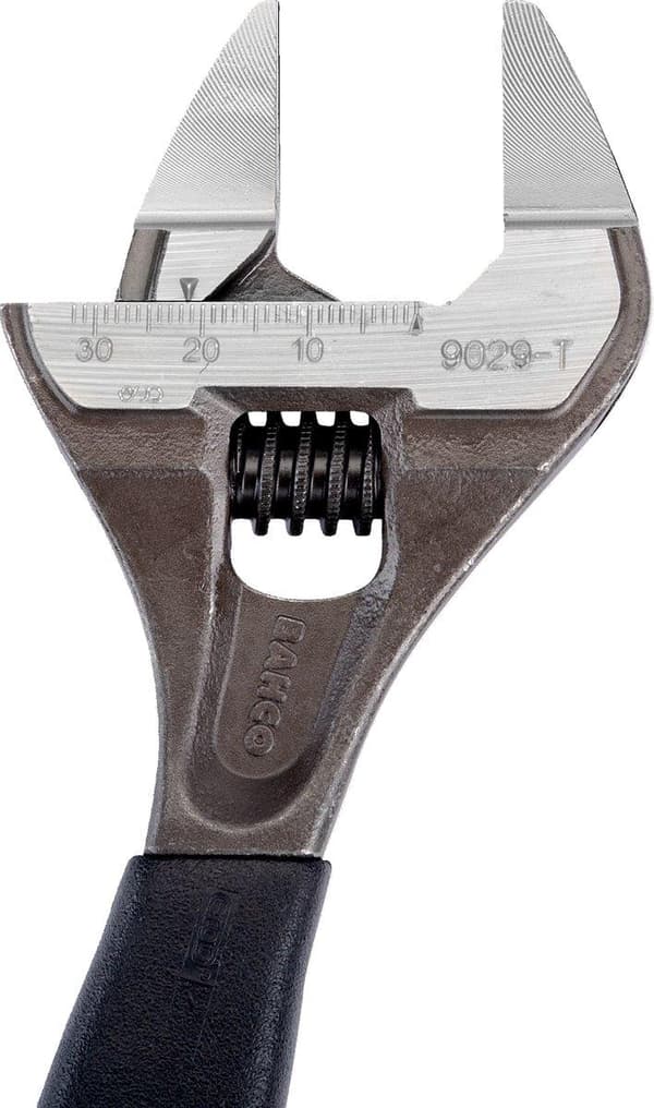 Bahco justerbar skruenøgle type 9031-T 200 mm med tynde kæber