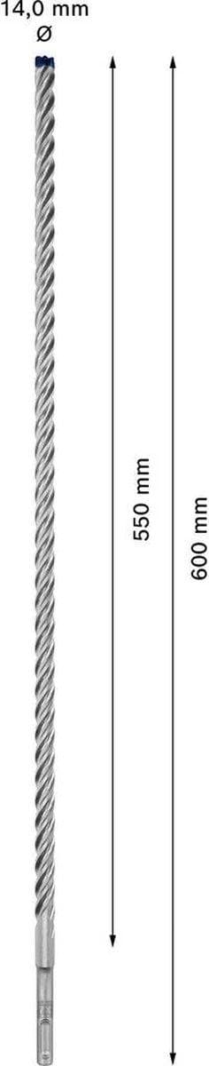 Bosch 2608900125 EXPERT Slagborr SDS plus-7X 14x550x615mm