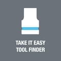 Miniatyrbillede 2 af 5: Wera 05004563001 8790 HMC Deep Socket 1/2", Cyan, 24,0 mm