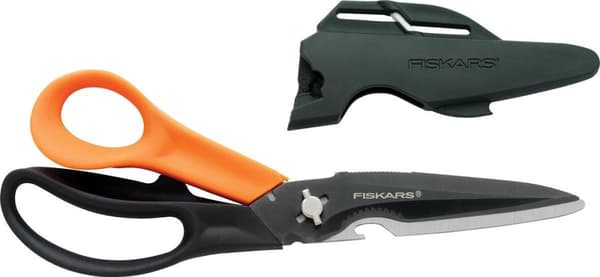 Fiskars Saks - Klip & Mere - 23 Cm - Sort/Orange