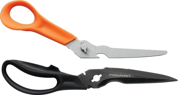 Fiskars Saks - Klip & Mere - 23 Cm - Sort/Orange